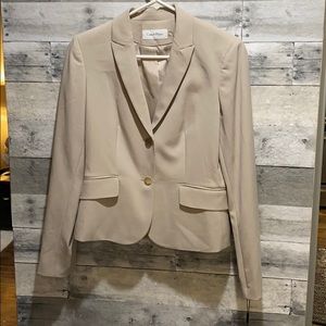 BRAND NEW Calvin Klein Khaki Blazer - WITH TAGS!